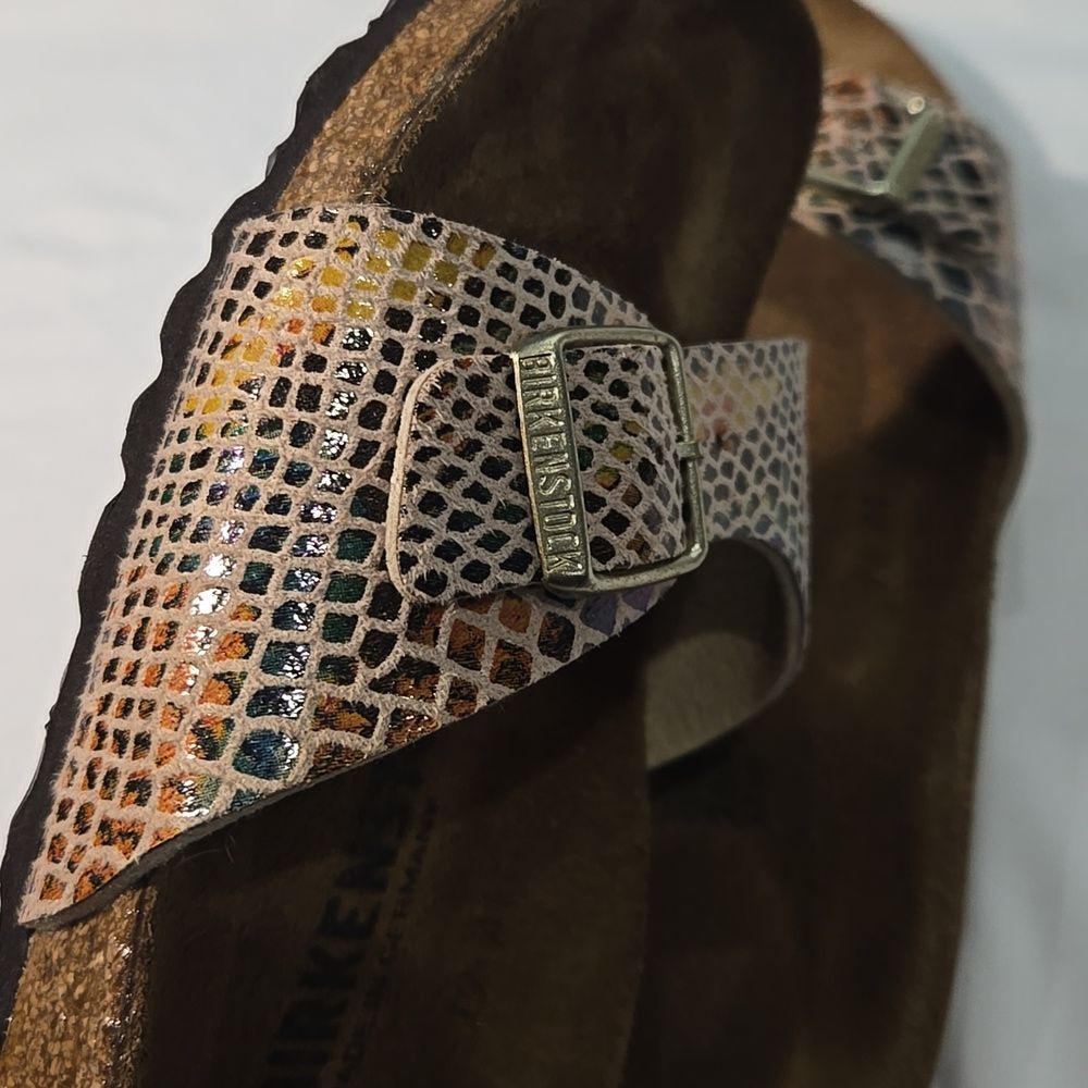 Birkenstock Madrid Snake Print Sandals size 38 - Picture 7 of 8
